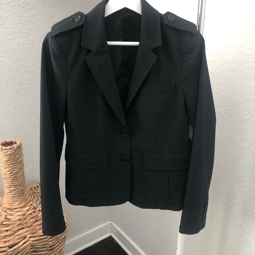 THEORY Hannya Stretch Blazer Black Size 8